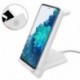 Fehér szín - 3 az 1-ben töltőállvány iWatch Apple Watch 6 5 4 2 AirPods Pro Qi 15 W vezeték nélküli gyorstöltő
