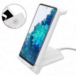 Fehér szín - 3 az 1-ben töltőállvány iWatch Apple Watch 6 5 4 2 AirPods Pro Qi 15 W vezeték nélküli gyorstöltő
