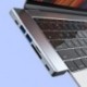 Szín: 7 az 1-ben - USB 3.1 Type-C Hub HDMI-kompatibilis adapterhez USB C hub Hub 3.0 TF SD olvasónyílással PD MacBook Pro