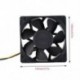 Szín: 1 db - 1 db 7500 RPM DC12V 5,0A Miner hűtőventilátor 4 tűs csatlakozó kefe nélküli cserehűtő alacsony zajszint