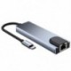 Szín: 5 az 1-ben - USB C hub Type-C 3.1 – HDMI-kompatibilis RJ45 USB PD gyorstöltő 5 az 1-ben USB-dokkoló MacBook Air Pro