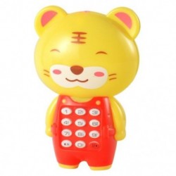 Szín: QX22002 - Elektronikus játék telefon zenés mini aranyos gyerek telefon játék korai oktatás Rajzfilm mobiltelefon