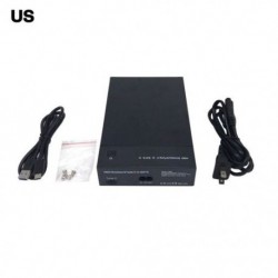 Szín: amerikai csatlakozó - 3,5 hüvelykes HDD USB 3.1 tok C típusú merevlemez-ház USB C-SATA külső merevlemez-olvasó