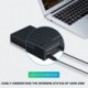 Szín: amerikai csatlakozó - 3,5 hüvelykes HDD USB 3.1 tok C típusú merevlemez-ház USB C-SATA külső merevlemez-olvasó