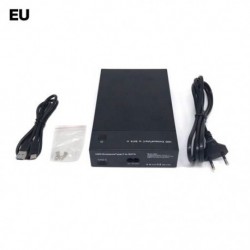 Szín: EU csatlakozó - 3,5 hüvelykes HDD USB 3.1 tok C típusú merevlemez-ház USB C-SATA külső merevlemez-olvasó 3,5