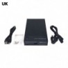 Szín: UK csatlakozó - 3,5 hüvelykes HDD USB 3.1 tok C típusú merevlemez-ház USB C-SATA külső merevlemez-olvasó 3,5