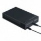 Szín: UK csatlakozó - 3,5 hüvelykes HDD USB 3.1 tok C típusú merevlemez-ház USB C-SATA külső merevlemez-olvasó 3,5