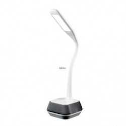 Szín: EU csatlakozó AM303002 - M6 asztali lámpa bluetooth kompatibilis hangszóró UK/EU Led asztali lámpa Touch Dimmer Dc