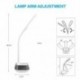 Szín: UK csatlakozó AM303003 - M6 asztali lámpa bluetooth kompatibilis hangszóró UK/EU Led asztali lámpa Touch Dimmer Dc