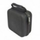 Cseppálló TV Box kemény fedeles kézitáska fekete hordtáska Apple TV 4K set-top box védőcsomaghoz
