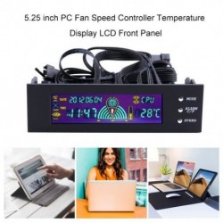 LCD panel CPU ventilátor sebesség szabályozó hőmérséklet kijelző 5,25 hüvelykes PC ventilátor sebesség tartós