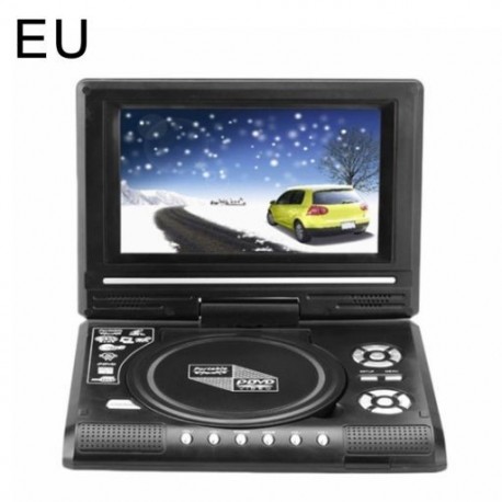 Szín: EU - 9,8 hüvelykes hordozható mobil DVD mini televízióval, beépített akkumulátorral Intelligens kikapcsolás
