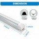 Szín: 6500K - 2db 14W-os belső fénysorompó 3000K/4000K/5000K fehér, 108 LED-es univerzális szalag kisteherautó hajóhoz