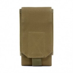 Szín: Khaki - Kültéri terepszínű táska Tactical Army telefontartó Sport deréköv tok Vízálló nylon EDC sport vadász