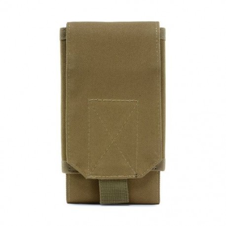 Szín: Khaki - Kültéri terepszínű táska Tactical Army telefontartó Sport deréköv tok Vízálló nylon EDC sport vadász