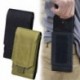 Fekete szín - Kültéri terepszínű táska Tactical Army telefontartó Sport deréköv tok Vízálló nylon EDC sport vadász