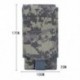 Fekete szín - Kültéri terepszínű táska Tactical Army telefontartó Sport deréköv tok Vízálló nylon EDC sport vadász