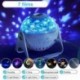 Szín: 7 film - Fókuszáló projektor Éjszakai fény Bluetooth hangszóróval Csillagos égbolt Rotate Zenelejátszó LED