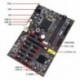 Alaplap DDR4 asztali számítógép alaplap B250BTC Super Data Futó PCI-E X16 grafikus kártya 12 Pcie SATA3.0 interfész