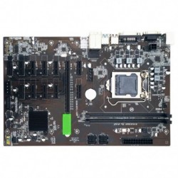 Alaplap DDR4 asztali számítógép alaplap B250BTC Super Data Futó PCI-E X16 grafikus kártya 12 Pcie SATA3.0 interfész