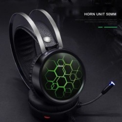 Zenei játék fejhallgató mikrofonos fejhallgatóval Surround USB 7.1&3.5MM vezetékes fülhallgató PC számítógéphez X box