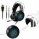 Zenei játék fejhallgató mikrofonos fejhallgatóval Surround USB 7.1&3.5MM vezetékes fülhallgató PC számítógéphez X box