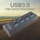 Szín: 7 portos US Plug - USB 3.0 elosztó USB elosztó 3.0 több USB elosztó 4/7 portos több bővítő Használja a