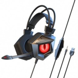 Szín: fekete és piros - SY-G15MV Gaming Headset Hang Vibrációs Headset Mikrofonnal Sztereó Basszus Zajszűrő PS4