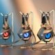 Szín: fekete és piros - SY-G15MV Gaming Headset Hang Vibrációs Headset Mikrofonnal Sztereó Basszus Zajszűrő PS4