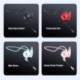 Szín: zöld - True Bone Conduction fejhallgató Fone Bluetooth-kompatibilis De Ouvido Wear nyitott füles horog Könnyű súly,