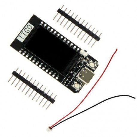 TTGO ESP32 LoRa 240Mhz vezeték nélküli modul WiFi BT fejlesztőkártya 1,14 hüvelykes LCD vezérlőkártya T-kijelzővel