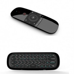 Szín: billentyűzet és egér - W1 Fly Air Mouse vezeték nélküli billentyűzet egér 2.4G újratölthető giroszkóp mini