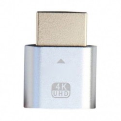 Szín: kék - HDMI-kompatibilis virtuális kijelző 4K Dummy Plug Display Cheat Virtual Plug Ultra HD Dummy emulátor adapter
