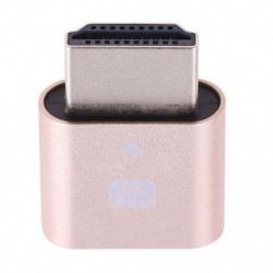 Szín: rózsaszín - HDMI-kompatibilis virtuális kijelző 4K Dummy Plug Display Cheat Virtual Plug Ultra HD Dummy emulátor
