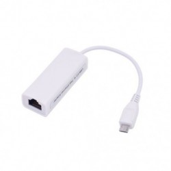 Micro USB Ethernet hálózati kártya adapter Micro USB Ethernet RJ45 rendszerhez Windows 7/8/10 Android Tablet IC Ethernet LAN