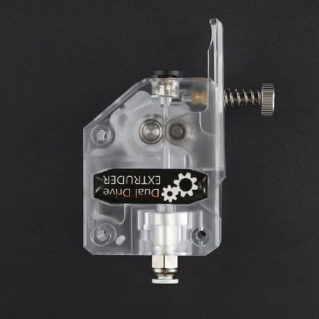 Fehér szín - 3D nyomtató alkatrészei MK8 Extruder Clone Dual Drive Extruder frissítés Bowden extruder 1,75 mm-es filament