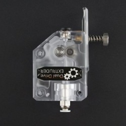 Fehér szín - 3D nyomtató alkatrészei MK8 Extruder Clone Dual Drive Extruder frissítés Bowden extruder 1,75 mm-es filament