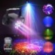 8 lyuk 129 minta USB-s LED lézeres égbolt projektor fény RGB UV DJ party lámpatest hálószoba születésnapi