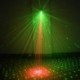 8 lyuk 129 minta USB-s LED lézeres égbolt projektor fény RGB UV DJ party lámpatest hálószoba születésnapi