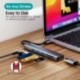 Szín: TF SD 7 portok - C típusú HDMI-kompatibilis USB Hét az egyben több interfész HUB Hub Hordozható fémadapter Multi