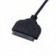 Kábel hossza: 0,2 m - USB 3.0 SATA 3 kábel Sata-USB adapter akár 6 Gbps-ig Támogatás 2,5 hüvelykes külső SSD HDD