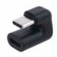 U-alakú, 180 fokos derékszögű USB 3.1 C típusú USB-C konverter adapter okostelefonhoz Samsung Xiaomi Huaweihez