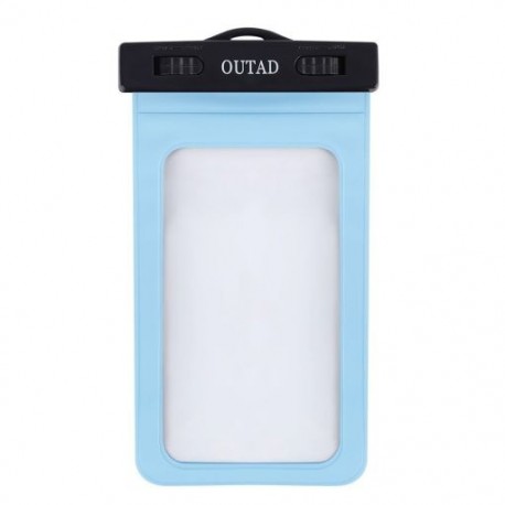 Szín: 2 - OUTAD Environmental Protection PVC vízálló védőtok táska 5,5 hüvelykes telefonhoz kültéri sport úszás