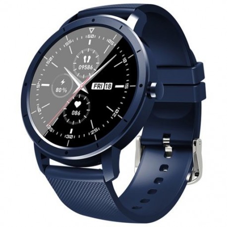Szín: kék - HW21 Smart Watch Férfi Női IP67 Vízálló Bluetooth-kompatibilis alvásfigyelő Fitness Pulzusmérő Smart