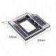 Kábel hossza: Egyéb - Univerzális 2.5 2. 9.5mm Ssd HD SATA merevlemez meghajtó HDD Caddy adapterrekesz CD-hez DVD-ROM