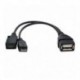 Szín: USB 3.0 FEKETE - 3 USB HUB LAN Ethernet adapter   OTG USB-kábel Fire Stick 2ND GEN vagy Fire TV3 TV Stick 1080P (full