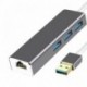 Szín: USB 3.0 FEKETE - 3 USB HUB LAN Ethernet adapter   OTG USB-kábel Fire Stick 2ND GEN vagy Fire TV3 TV Stick 1080P (full