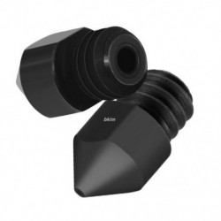 Mérete: 0,2 mm - 5 DB MK8 fúvóka szuperkemény acél penészkorrózióálló extruder, menetes 1,75 mm 0,2 mm 0,4 mm 3D