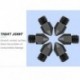 Mérete: 0,2 mm - 5 DB MK8 fúvóka szuperkemény acél penészkorrózióálló extruder, menetes 1,75 mm 0,2 mm 0,4 mm 3D