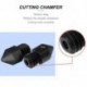 Mérete: 0,2 mm - 5 DB MK8 fúvóka szuperkemény acél penészkorrózióálló extruder, menetes 1,75 mm 0,2 mm 0,4 mm 3D